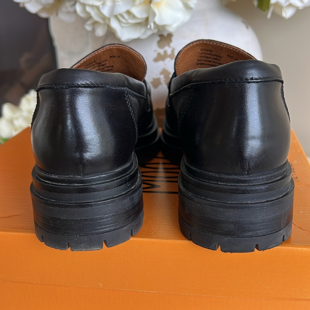 Miz Mooz Legend Black Ladies Loafers sz 38 - Picture 5 of 11